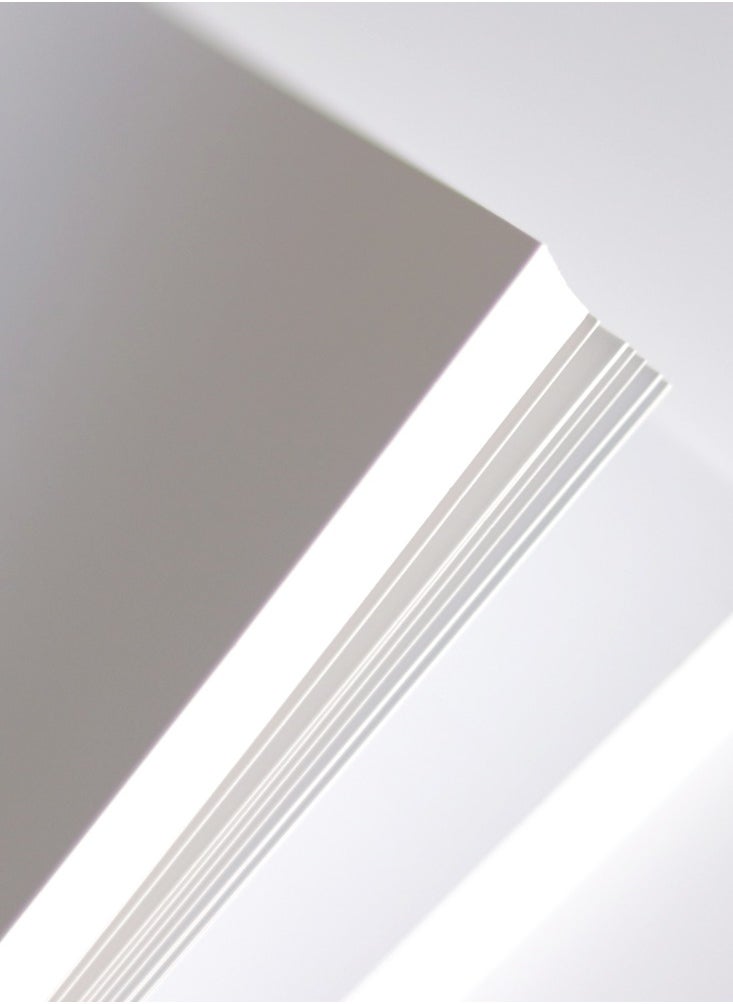 firstnock White Plastic Binding Sheet A4 20Pcs, PVC White Plastic Thick Paper 380Micron Thickness Solid Plasic Sheet  - Image 2