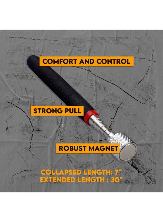SE 30” Telescoping Magnetic Pick-Up Tool with 15-lb. Pull Capacity - 8036TM-NEW - Image 5