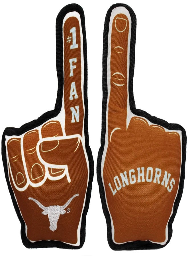 بتس فيرست لعبة Pets First NCAA Texas Longhorns #1 للمشجعين. أفضل لعبة رياضية للكلاب بحواف مخيطة بخياطة مزدوجة ومصنوعة من النايلون المتين، محشوة بحشوة بوليستر قابلة للمضغ وصفارة داخلية. - Image 4