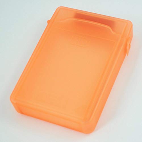 AlexVyan HDD Protector Plastic Box for 3.5" IDE SATA HDD Hard Disk Drive Protection Case Cover Enclosure Storage Box (Pack of 2 - Orange) - Image 4