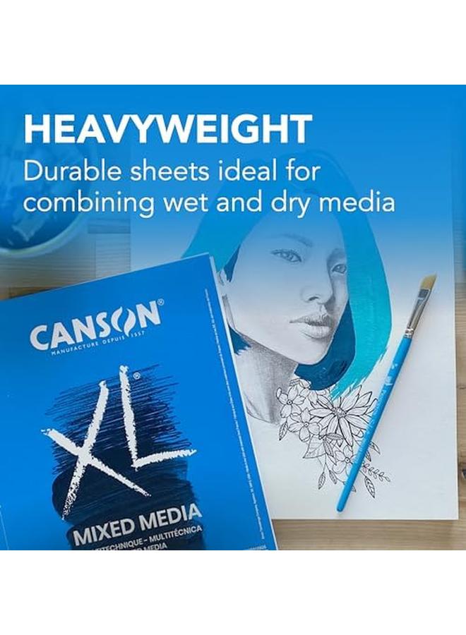 CANSON 100510927 Xl Series Mix Paper Pad 98 Pound 9 X 12 Inch 60 Sheets 1 Pack - Image 2