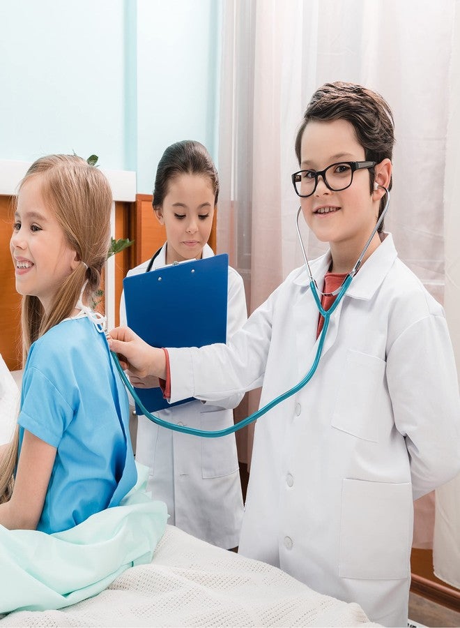 Skeleteen Doctor's Stethoscope Kids Toy - Doctor Or Nurse Pretend Play Costume Accessories and Prop Toys for Kids - 1 Piece (Blue) - Image 2