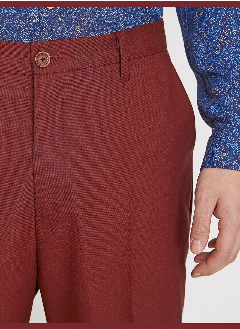 كوتون Pocket Detailed Trousers Slim Fit