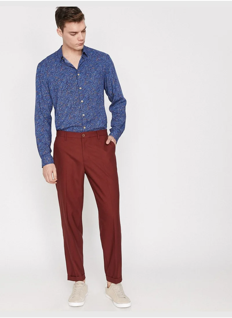 KOTON Pocket Detailed Trousers Slim Fit