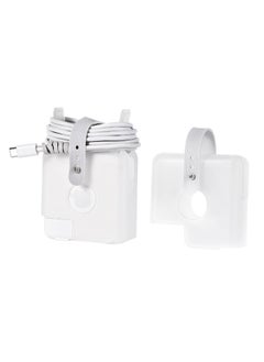 BENWIS MacBook Power Case Apple Laptop Charger Case Apple Adapter Case-Color:Matte White-Applicable Model:70W