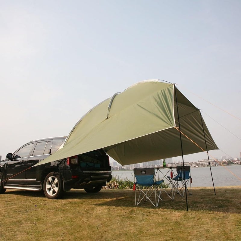 Latourreg Outdoor Camping Car Tailgate Canopy Shade Tent car gazebo tent Large Car Rear Tent SUV Awning for Sun Shelter - Image 4