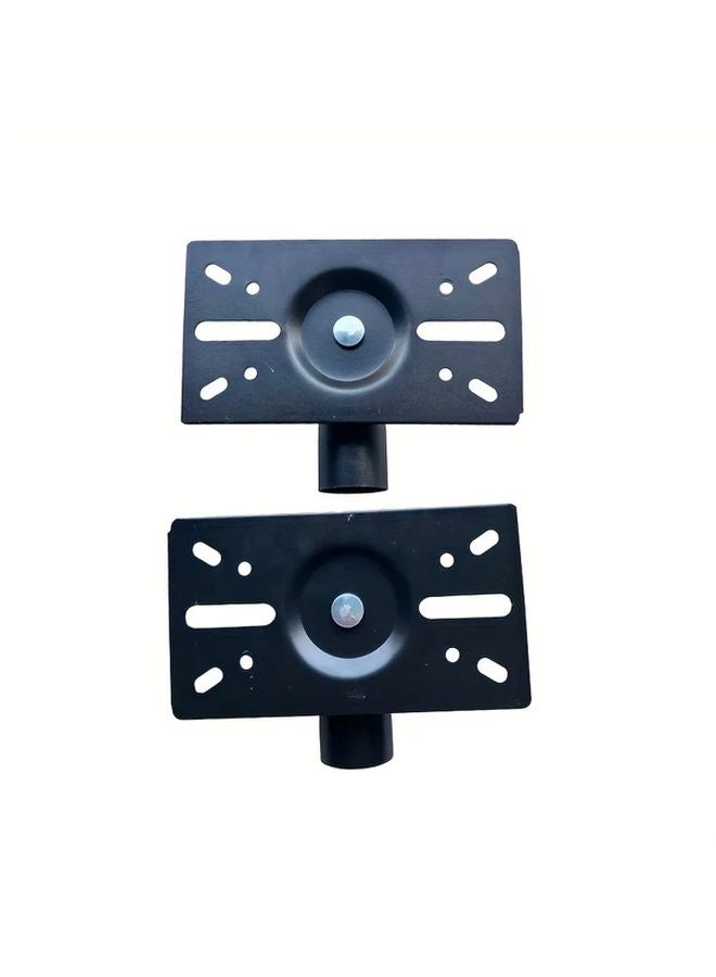 2 Piece Set Type C Speaker Metal Stand Tray Fixed Installation Iron Plate Holds 66 14LB - Image 1