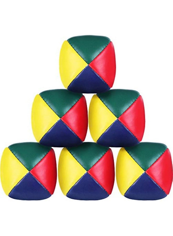 Patelai 6 Packs Juggling Balls Set for Beginners, Quality Mini Durable Juggle Ball Kit, Soft and Easy for Beginners Juggle - Image 1