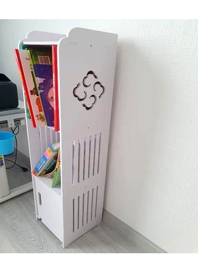 fashionhome Bathroom And Kitchen Shelf Storage Cabinet One Piece 23 x 23 x 90 cm - Image 5