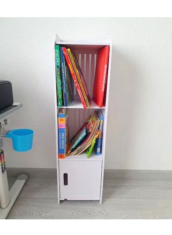 fashionhome Bathroom And Kitchen Shelf Storage Cabinet One Piece 23 x 23 x 90 cm - Image 2