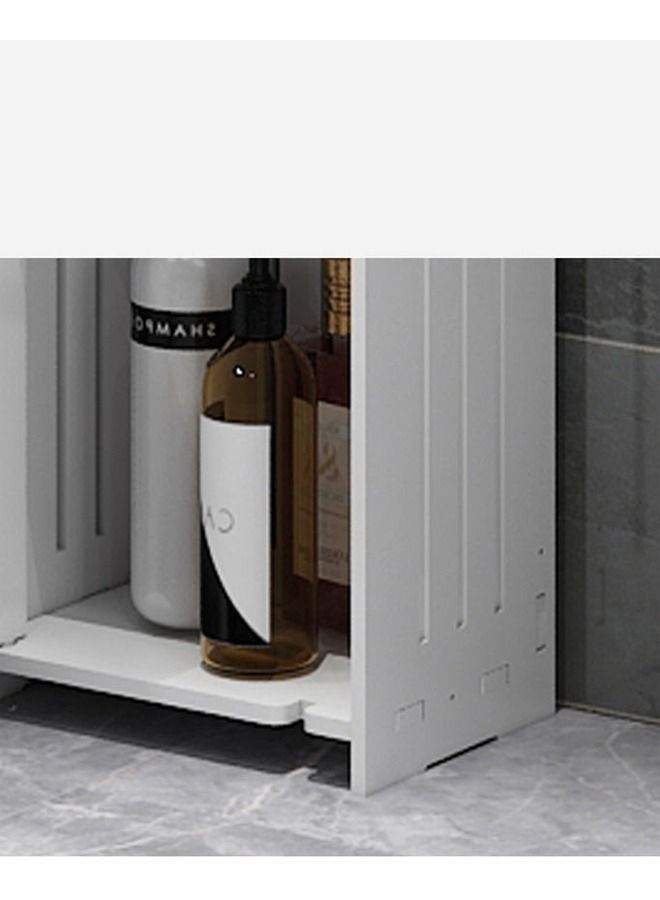 fashionhome Bathroom And Kitchen Shelf Storage Cabinet One Piece 23 x 23 x 90 cm - Image 3