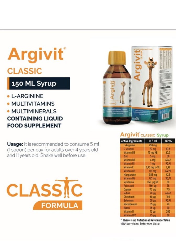 Classic Syrup 150ml