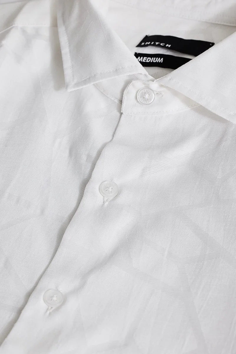 سنيتش قميص أوف وايت بتصميم ذاتي