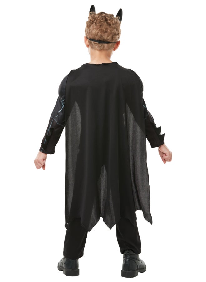 Rubies Batman Black Child's Costume - Size Large range of 8-10 or 10-12 years. - Image 2