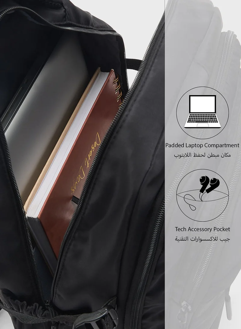 Seventy Five Multiple Compartment Padded Backpack