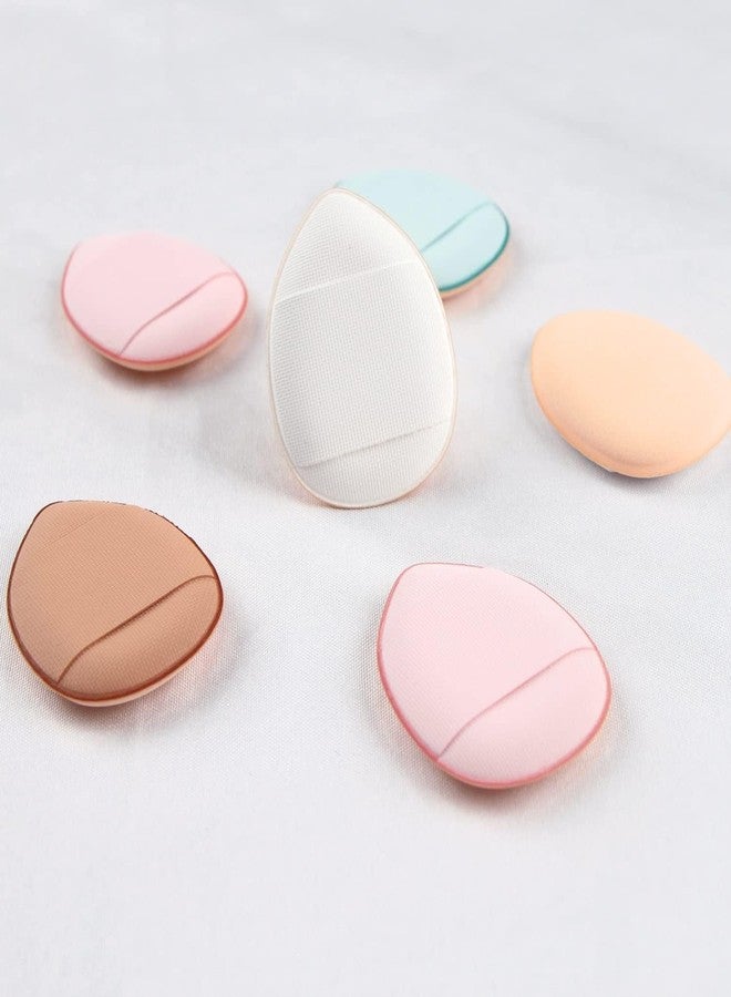 BANIRA Finger Puff, 12 Pcs Mini Makeup Puff,Suitable For Foundation, Concealer, Eye Shadow,Beauty Makeup Tools - Image 5