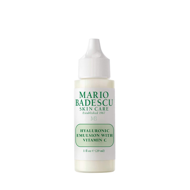 Mario Badescu Hyaluronic Emulsion with Vitamin C Face Serum - Skin Brightening Serum with Hydrating, Light, Silky Formula - Restores Radiance for Fresh and Youthful Skin, 1 Fl Oz - Image 1