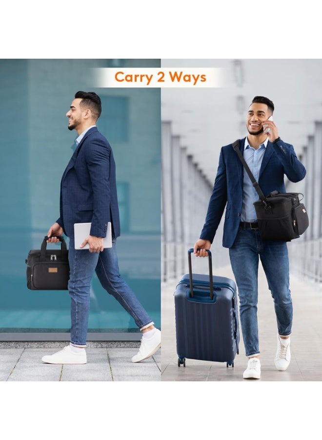 (Logistics delay, emergency supplies) | Insulated picnic bag | Foldable | 15L large capacity | Soft and comfortable | Insulated | Suitable for picnics and family use | Leak-proof and portable | Also great for beach trips, camping, road trips and supermarket shopping. - Image 2