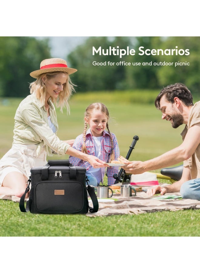 (Logistics delay, emergency supplies) | Insulated picnic bag | Foldable | 15L large capacity | Soft and comfortable | Insulated | Suitable for picnics and family use | Leak-proof and portable | Also great for beach trips, camping, road trips and supermarket shopping. - Image 3