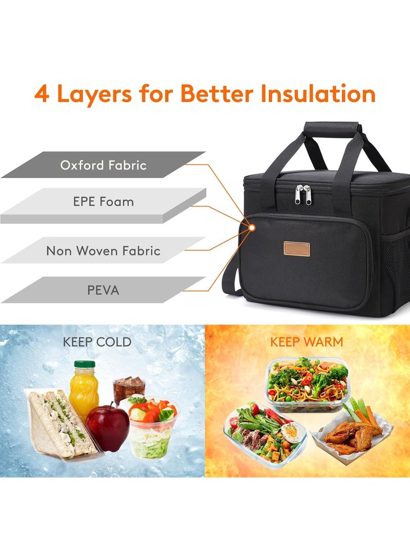 (Logistics delay, emergency supplies) | Insulated picnic bag | Foldable | 15L large capacity | Soft and comfortable | Insulated | Suitable for picnics and family use | Leak-proof and portable | Also great for beach trips, camping, road trips and supermarket shopping. - Image 5
