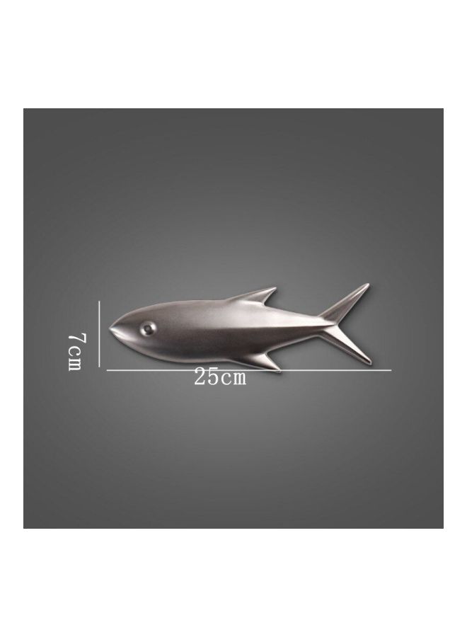 NIBEMINENT Qiangtie Decorative Fish Display Silver 25x7cm - Image 2