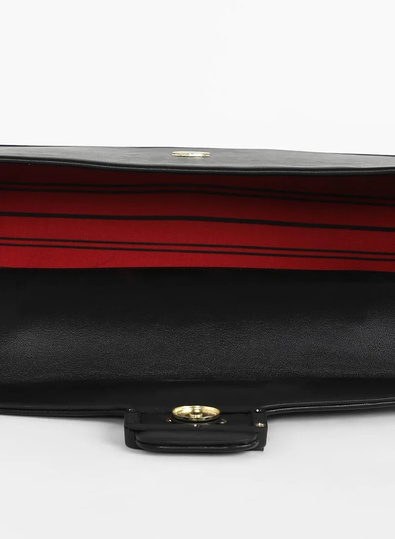 صوص هاوت The Jaguar Frost Hand Bag - Midnight Black