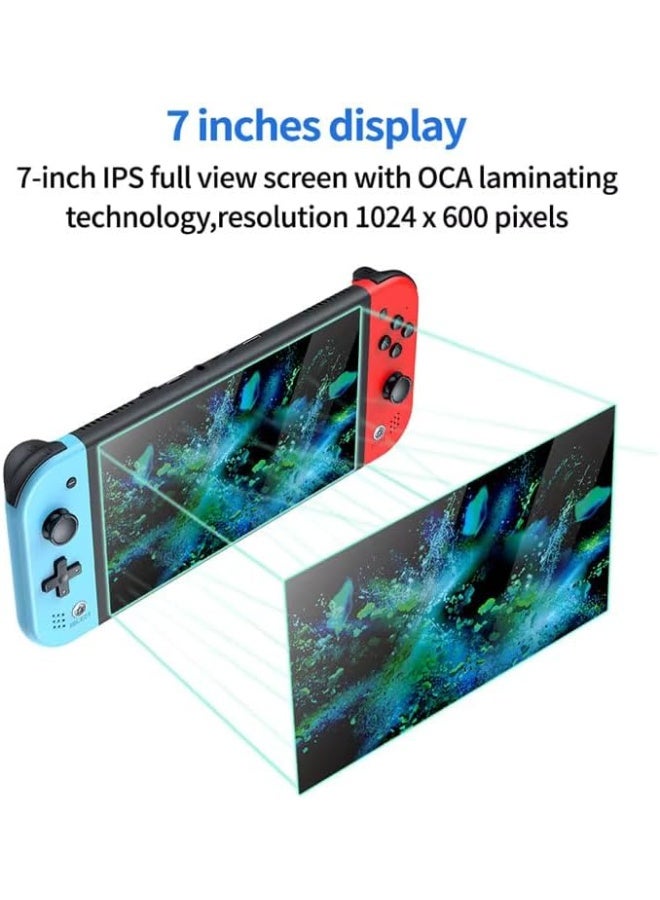 حزمة جهاز الألعاب M20 Pro مع وحدات تحكم قابلة للفصل، قاعدة شحن، ووحدتي تحكم بيضاء مزدوجة - Image 5