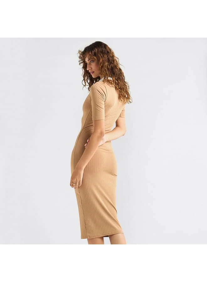 Splash FAV Ribbed Midi Dress
