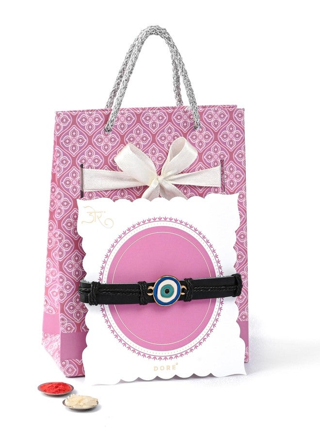DORE® Evil Eye Rakhi For Brother Evil Eye Rakhi For Brother Rakhi Set For Brother Evil Eye Rakhi Bracelet For Brother Rakhi For Brother Single Rakhi For Brother Drishti Kavach Rakhi Set - Image 1