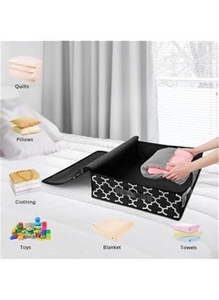 HOOKOR 3 Pack Storage Bags, Clothes Storage, Under bed Storage Containers With Durable Handles, Large Capacity Storage Bins, Foldable Storage Organizers For Clothes, Bedding and Toys (32-04-3p)  - Image 5