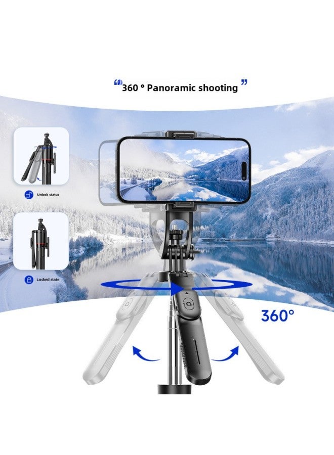 F16 Universal Mobile Phone Selfie Stick with Bluetooth Remote Control Stainless Steel Telescopic Tripod Stand Anti-shake Handheld Stable Live Streaming Holder - Image 3