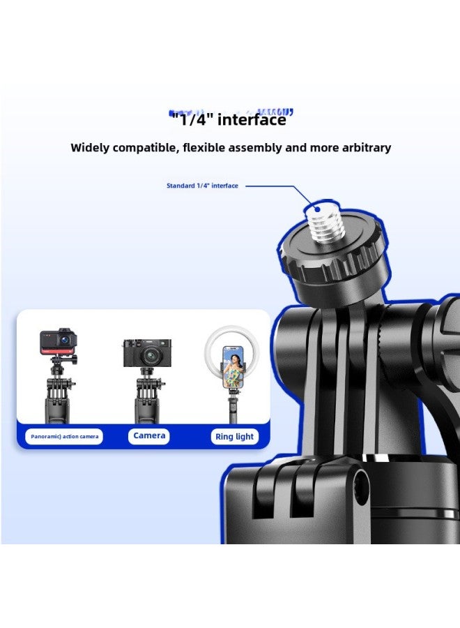 F16 Universal Mobile Phone Selfie Stick with Bluetooth Remote Control Stainless Steel Telescopic Tripod Stand Anti-shake Handheld Stable Live Streaming Holder - Image 5