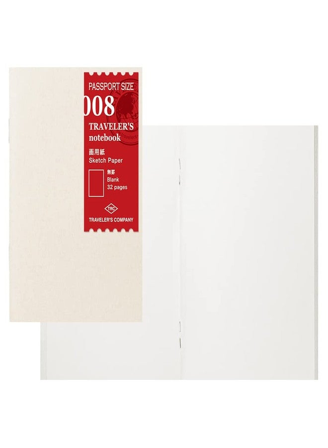 Designphil Traveler's Notebook Refills Drawing Paper, 2 Pack, Passport Size 14372006 - Image 1