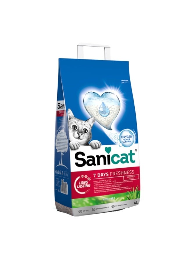 Scented Cat Litter, Aloe Vera - 4L, Turkey