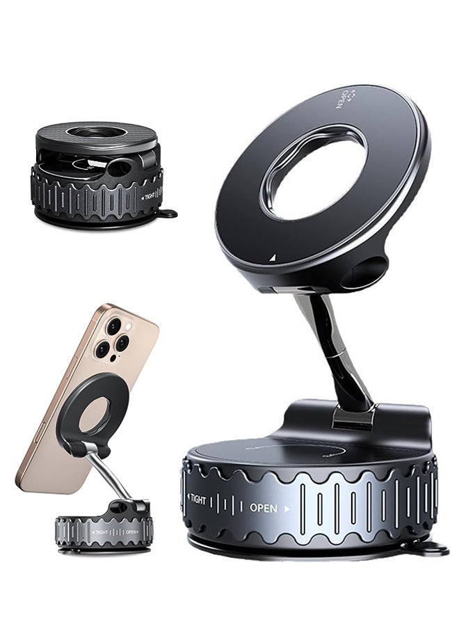 Car Phone Holder [78+LBS Hyper Suction & 4400gf Strongest Magnetic] 360°Adjustable Car Phone Mount Car Accessories Phone Holders for Your Car for iPhone 17/16 /15 Pro Max & Android - Image 1