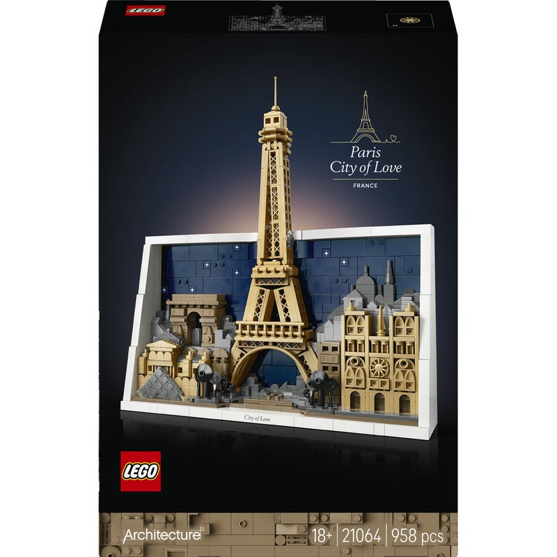 LEGO Architecture Paris – City of Love Building Set 21064 (Age 18+, 958 Pieces) - Image 2