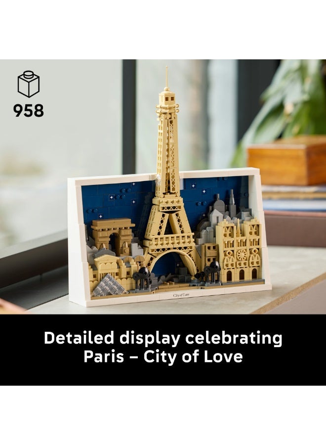 LEGO Architecture Paris – City of Love Building Set 21064 (Age 18+, 958 Pieces) - Image 3