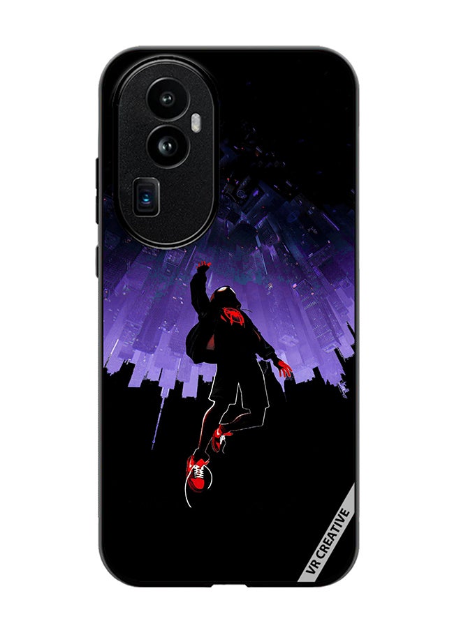VR CREATIVE Protective Case Cover For Oppo Reno 10 Pro Plus Spider-Man In Space Design Multicolour - Image 1