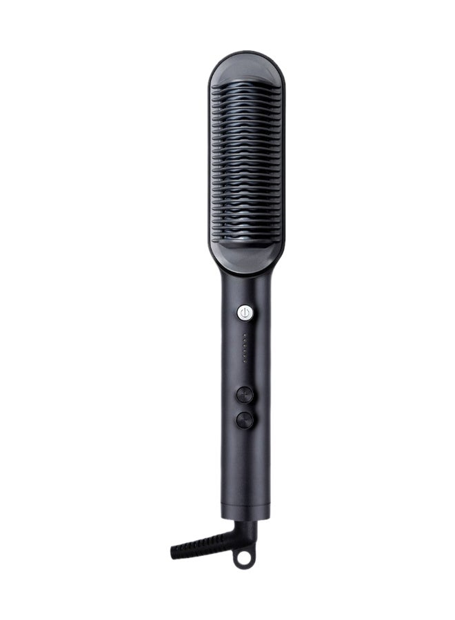 TYMO Ring Hair Straightening Brush - Black - Image 1