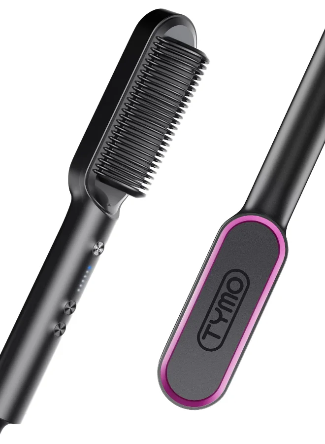 TYMO Ring Hair Straightening Brush - Black