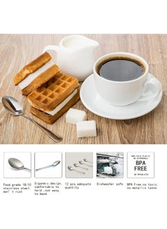 Awm Tea Spoon 12Pc Set Food-Grade Stainless Steel Tea Spoon  - Image 2