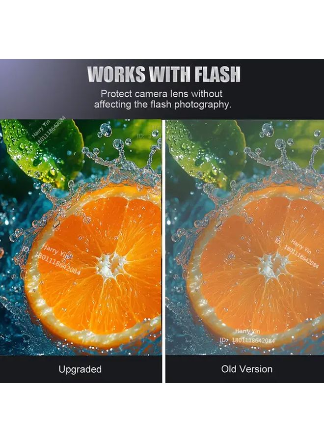 3 Pack Black Tempered Glass Camera Lens Protector For Galaxy Note 20 Ultra - Image 5