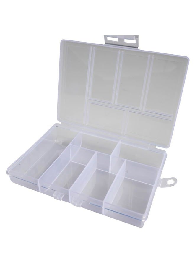 Craft County Small Clear Plastic Organizer – Store Craft Supplies, Beads, and Other Small Items – 6 Compartments - Image 4