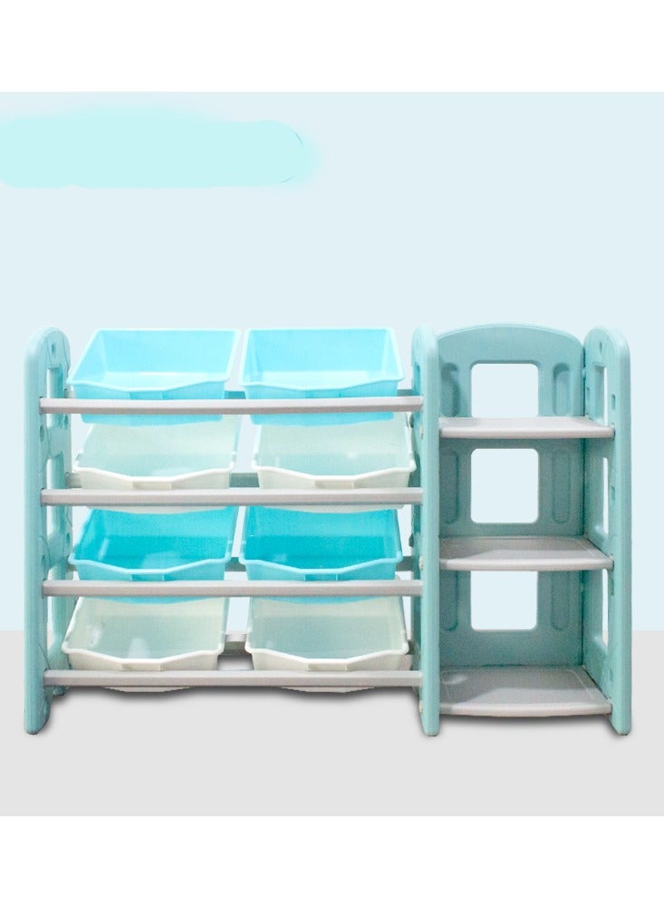 فول جوي منظم ألعاب  8 صناديق تخزين  مع رف زاوية من 3 طبقات - Image 2