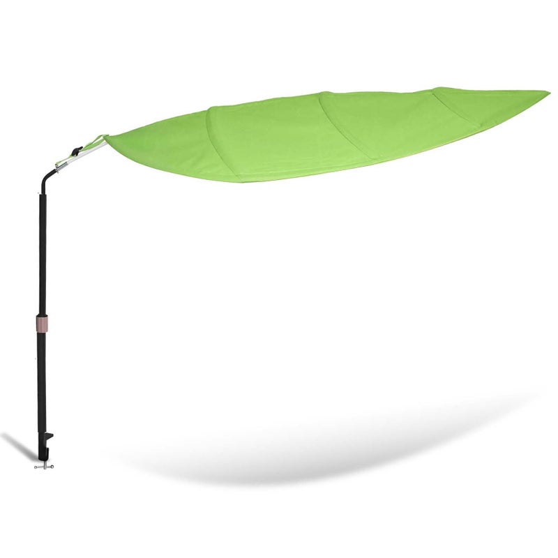 P Polerden Green Leaf Office Cubicle Light Shield and Desk Shade (Cubicle Shade) â€“ Adjustable, UV-Resistant â€“ Blocks Overhead Light, Glare and AC Airflow, Ideal for Light Sensitive Workers - Image 1
