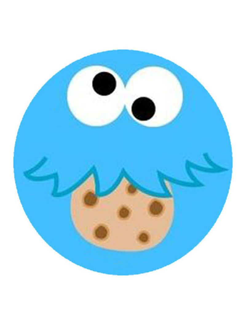 RKN Cookie Monster Printed Pin Blue/White/Beige - Image 1