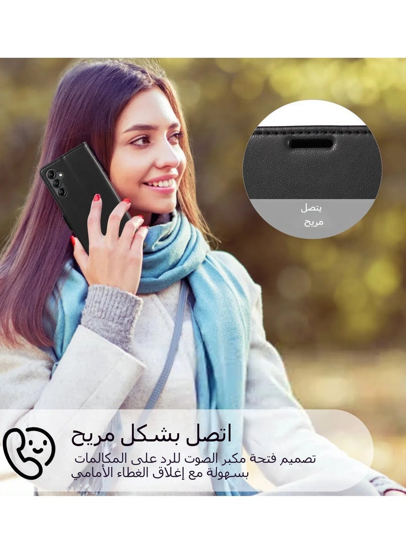 general Book Case Compatible with Samsung Galaxy S24Ultra in Pastel Purple - with Magnetic Closure, Stand Function and Card Slot - Wallet Etui Cover Pouch PU Leather Flip - Image 4