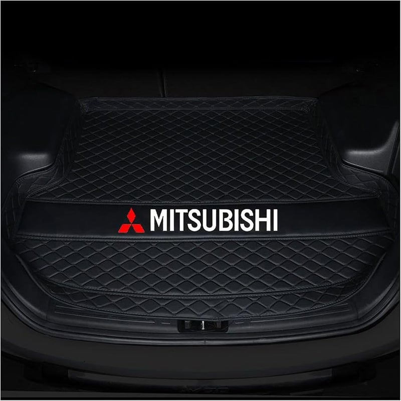 Mitsubishi Outlander 2019 2024 7 Seats Cargo Liner Trunk Mat Black - Image 1