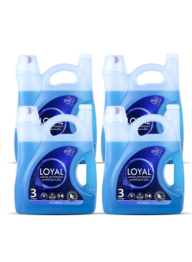 loyal Laundry Detergent Liquid 4 x 3L - Image 2