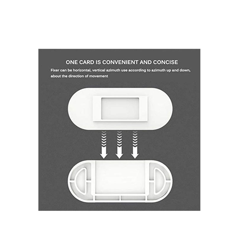 SOLARAE حامل مقبس ذاتي اللصق، قوي، خالي من الثقوب، ملصق حامل قابس مثبت على الحائط لحوامل شريط الطاقة، حامل رف التخزين للمنزل مناسب للأسطح الناعمة - Image 3